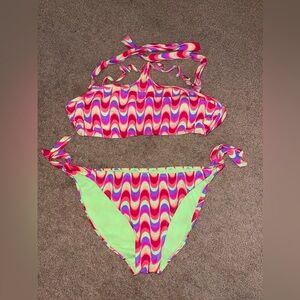 Wavy NOBO Halter Bikini XL